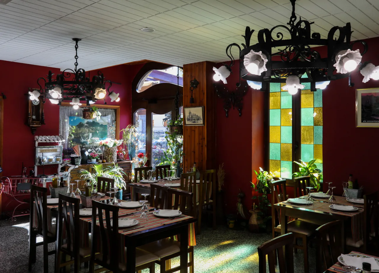 The dining room