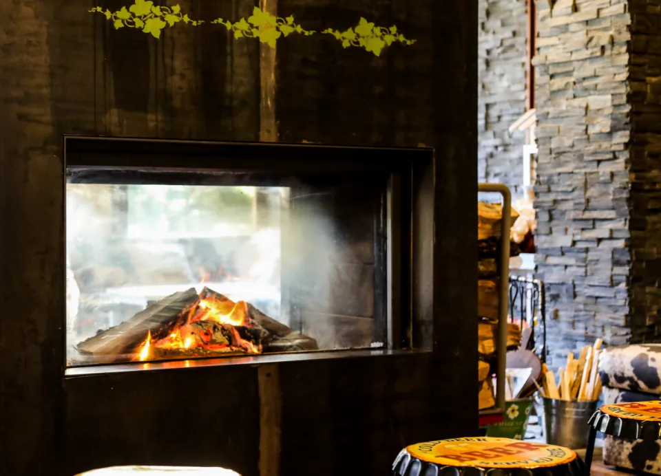 The charcoal fire
