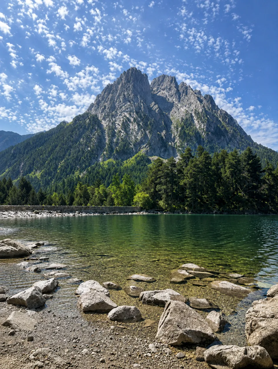Els Encantats, Sant Maurici lake