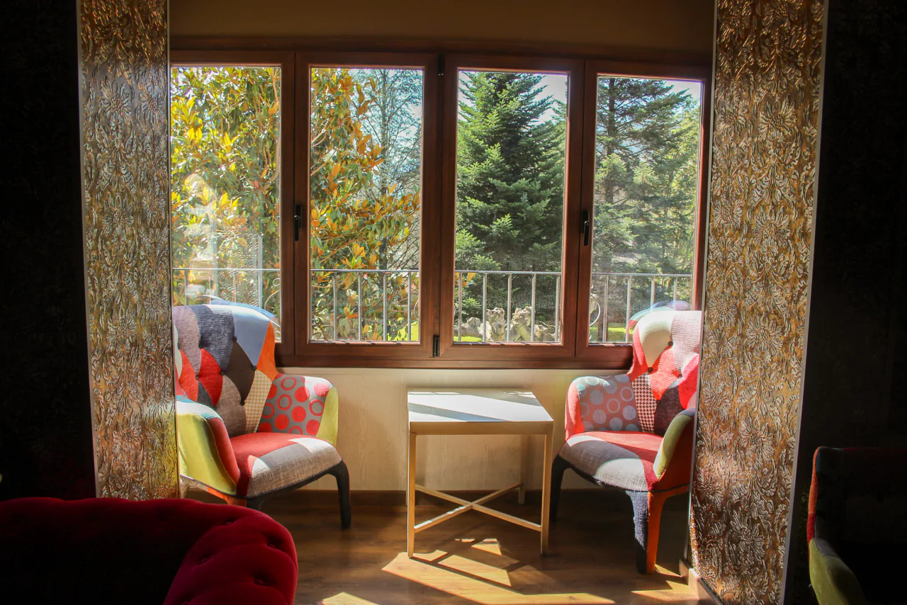 A reading corner