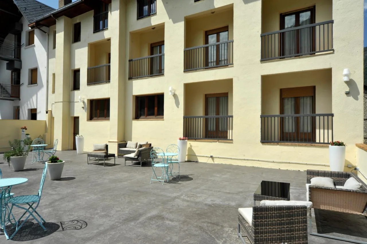 La terrasse du haut
