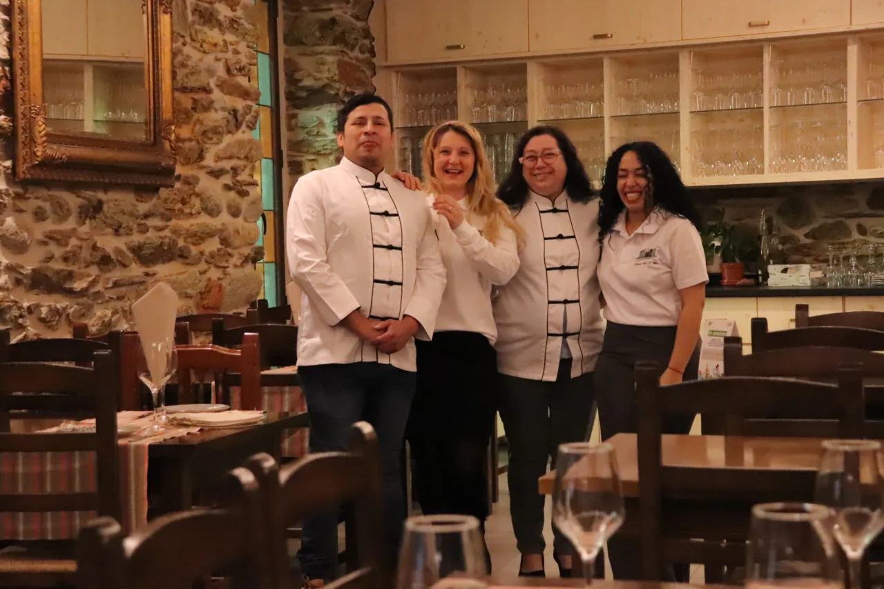 L'equip de la cuina i el menjador